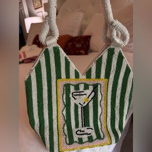 Viral beaded martini bag